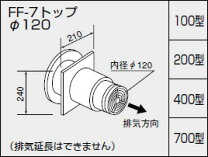 楽天市場】排気トップff120 400型の通販