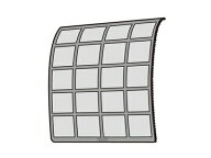 ACRD00-02850 パナソニック Panasonic エアコン（CS-2* 数字で始まる） エアフィルター(1枚)【純正品】