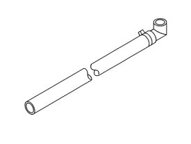 PDB-C8616K パナソニック Panasonic 整水器・浄水器 アルカリ整水器・アルカリ浄水器 結露水排水ホース(1.5m)【純正品】