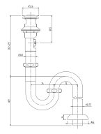 【LF-WN7SF】 INAX・LIXIL 洗面器・手洗器用セット金具 ポップアップ式排水金具 （ワイヤータイプ・呼び…