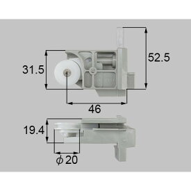 bmpy133br LIXIL リクシル・トステム 網戸戸車（D型）R 網戸部品 【純正品】