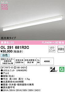 �yOL291681R2C�z�I�[�f���b�N �x�[�X���C�g LED���j�b�g�����^ ���F���iRa�j�F94