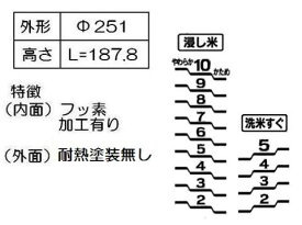 リンナイ Rinnai 077-242-000 炊飯内釜（10合） 部品 純正 炊飯 【純正品】