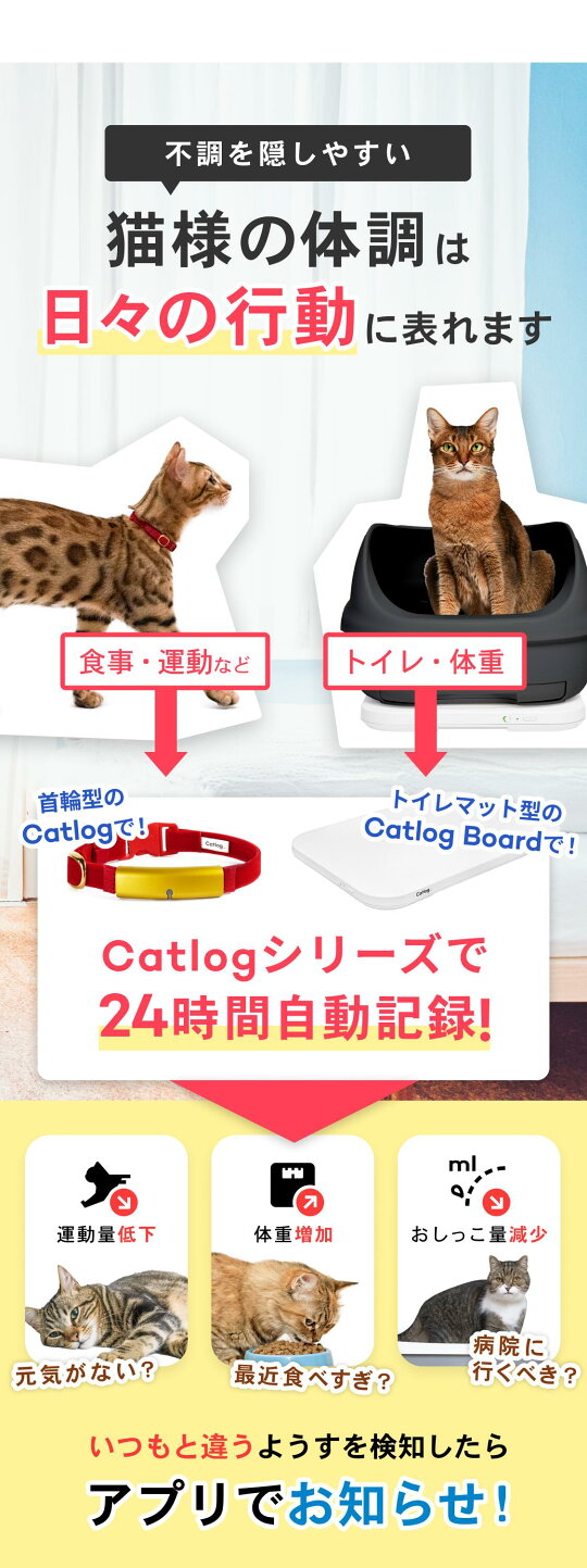 楽天市場 | Catlog楽天市場店 - 猫専用の首輪型IoTデバイスを販売し 