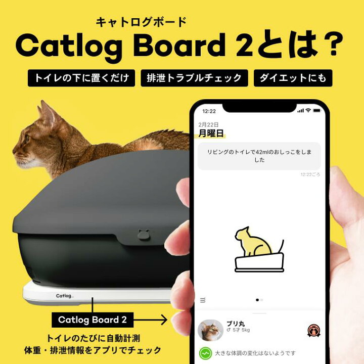 楽天市場】【Catlog公式｜送料無料】Catlog Board 2 今あるトイレや猫  