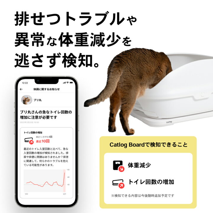 楽天市場】【Catlog公式｜送料無料】Catlog Board 2 今あるトイレや猫  