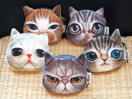 楽天市場】猫顔コインケース デザイン全5種 送料無料 : キャットニップ