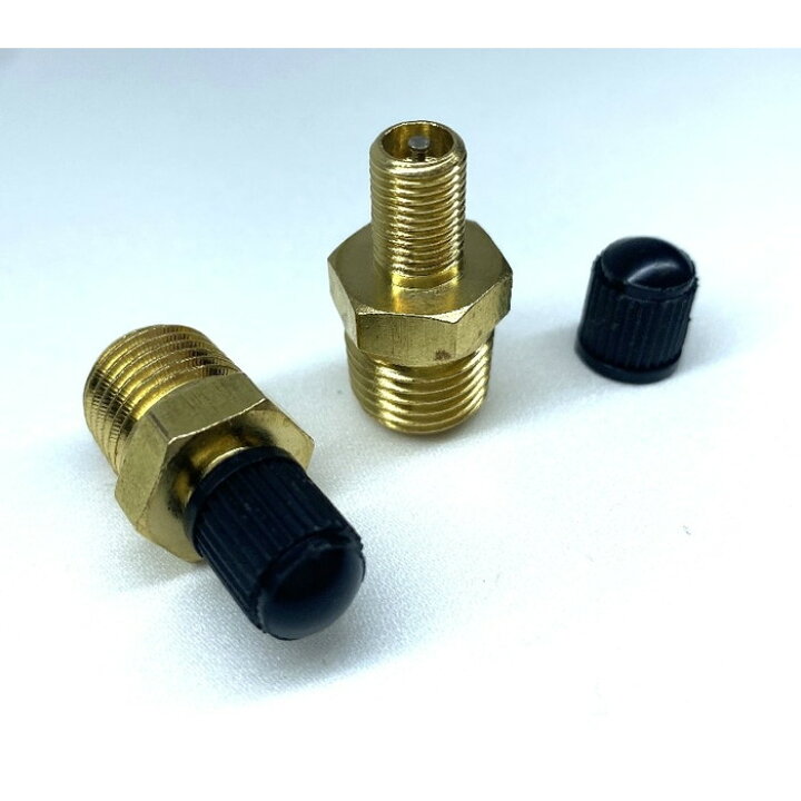 楽天市場】タイヤバルブ 1/ 4” NPT（2個入）エアーバルブ タンク 充填 