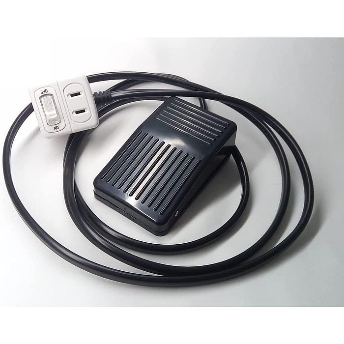 コンセント型 フットスイッチ （コード1.8m） 電動工具等に AC100V フットペダルスイッチ（CTG-115）