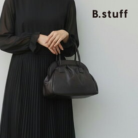 【お買い物マラソン★最大47倍】B.stuff ビースタッフ ハンドバッグ レディース 日本製 フォーマルバッグ 6006 牛革 本革 本革バッグ シンプル ブラック 初盆 冠婚葬祭 七五三 入学式 卒業式 学校行事 肩かけ 大人 デイリー おしゃれ 黒バッグ 上品