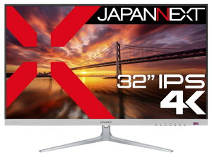 JAPANNEXT 32C` j^[ 4K UHD 3840x2160𑜓x IPS fBXvC (/ Xs[J[/u[CgJbg) JN-IPS321UHD