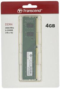 Transcend fXNgbvPCp PC4-21300(DDR4-2666) 4GB 1.2V 288pin U-DIMM 1Rx16 CL19  JM2666HLD-4G