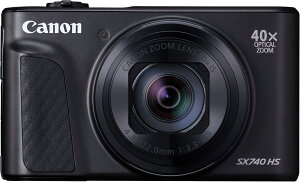 CANON �f�W�^���J���� �R���p�N�g�f�W�^���J���� PowerShot SX740 HS �u���b�N ���w40�{�Y�[�� 4K���� Wi-Fi�Ή��y�z�����A�z