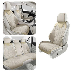 【CATYA】 カーシートカバー 軽自動車 スエードPUレザー シート保護 良い通気 暑さ対策 涼しい オシャレ 運転席/助手席/後部座席/フルセット選択可 新生活 ギフト プレゼント 便利グッズ 内装