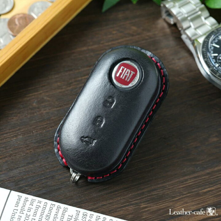 楽天市場 スマートキーケース Fiat 500 フィアット アバルト Abarth 595 695 パンダ スマートキー キーカバー レザー 革 メンズ クリスマス 父の日 プレゼント 窓付き キーケース おしゃれ かわいい イタリア 車 代引き不可 6wheels Life