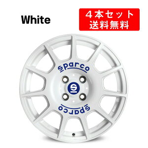 SPARCO Terra (XpR e) A~zC[ 4{Zbg 16C`@7x16J C` 4/5@C^A XpRzC[ zCg / OXubN White / GlossBlack  zC[ J[pi X|[