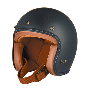 最新モデル FlyboyJet2 フライボーイジェット2 CARBON HYBRID STD MATT / BROWN M / L / XL PSC / SGマーク付 godblinc ゴッドブリンク ZEALOT 軽量 バイク用ヘルメット ジェットヘルメット バイク用品 学生 通勤