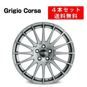 Superturismo GT A~zC[ 4{Zbg 17C` 7.5x17J C` 5@OWIRT/}bgubN@C^A OZ I[[bg X[p[c[YGT@GrigioCorsa/Matt Black OZ Racing