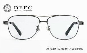 DEEC Adelaide 1522 Night Drive Edition �f�B�[�N �A�f���[�h 1522 �i�C�g�h���C�u�G�f�B�V�����@Light Gray / Matte Black (���C�g�O���[/�}�b�g�O���[ 1522) �@�i�C�g�h���C�r���O �T���O���X �`�^���t���[�� 