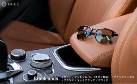 DEEC Brooklands　ディーク ブルックランズ　2205 Gray (G-30) / Matte Silver-Black Tortoise (グレー / マットシルバー（チタン無垢） / ブラックトータス)　2206 Brown (B-30) / Matte Black-Black (ブラウン / マットブラック / ブラック) 　　 日本製 鯖江　サングラス