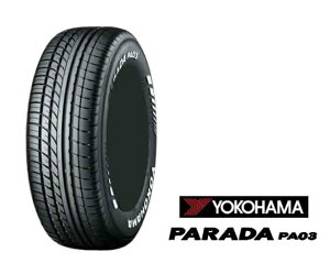 225/50R18C T}[^C Vi4{Zbg YOKOHAMA PARADA PA03 p_ 225 50R18C 107/105H VbvEД̂݁Es Rn}^C