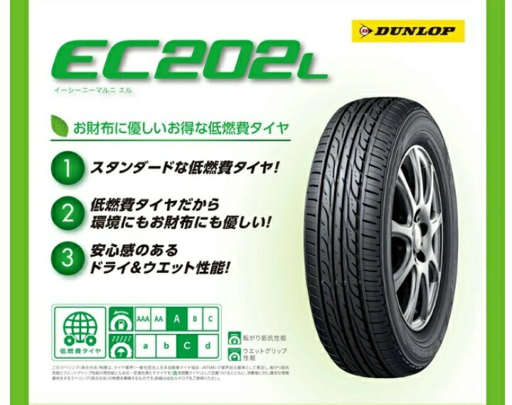 楽天市場】145/80R13 サマータイヤ 4本セット ダンロップ エナセーブ 