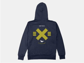 【ディープボンド】DEEPBOND Jockey`s スウェットパーカー PULLOVER HOODIE 2023 勝負服バージョン Navy/Gold (競馬)