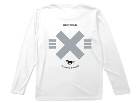 【ディープボンド】ロング T-シャツ DEEPBOND LONG T 2023 大久保厩舎公式 勝負服バージョン White/Silver (競馬)