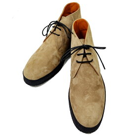 【セール50】ANDREA VENTURA(アンドレア ヴェントゥーラ) デザートブーツ イタリア製 メンズ シューズ AV320002-10 ライトベージュ スエード クレープソール