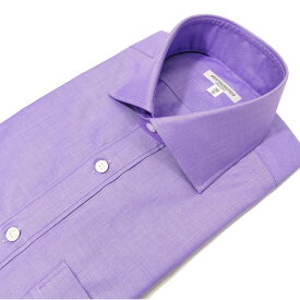 ARISTOCRATICO/アリストクラティコ オリジナル シャツ メンズ ワイドカラー AR311001-50 パープル 無地 CANCLINI カンクリーニ