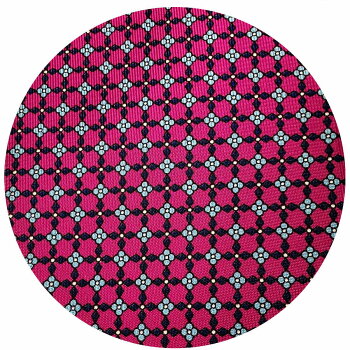 【NEW】E.&G.CAPPELLI(E.&G.カペッリ)イタリア製ネクタイヘビーシルクEG60000-5ピンク系小紋柄プリント9,0cm巾