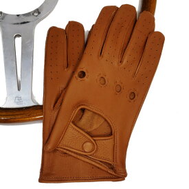 MEROLA GLOVES（メローラ）イタリア製 ドライビング グローブ メンズ ME529004-10 キャメルベージュ 鹿革 手袋 Driving Gloves ハンドメイド ローマ 映画衣装