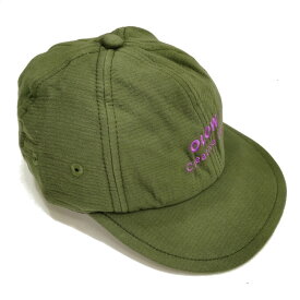OLOW（オロウ）ローキャップ フラットバイザー ストラップバック OL529615 カーキ無地 コットン100% サイズフリー 男女兼用 フランス パリのブランド