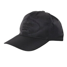 プラダ PRADA 2HC179 2DMI F0002 キャップ　ロゴ刺繍　帽子ブラック【c】【新品/未使用/正規品】