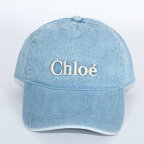 Chloe Kids クロエ キッズ べーズボールキャップ デニムブルー C20183 Z10 帽子 大人着用可能サイズ レディース メンズ ユニセックス【新品/未使用/正規品】売れ筋