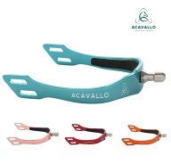 【送料無料】ACAVALLO アリーナ 拍車 先丸 馬 乗馬 乗馬用 乗馬用品 馬具 ブルー ピンク レッド オレンジ…