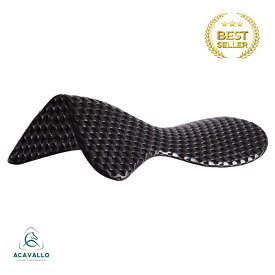 【送料無料】ACAVALLO レスピラ エアリリース ソフトゲルパッド AC141 ブラック 黒 乗馬 乗馬用 乗馬用品 通気性 カバロ