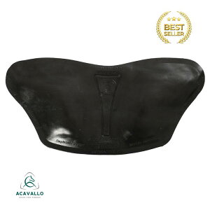 【送料無料】ACAVALLO ゲル フロントライザー モア ブラック 黒 乗馬 乗馬用品 乗馬用 傷防止 鞍 カバロ