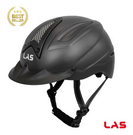 【送料無料】LAS ラス XT-B ジャンピング ヘルメット 乗馬ヘルメット 乗馬用 乗馬用品 馬 ブラック 黒 マット カバロ