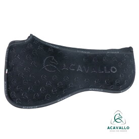 【送料無料】ACAVALLO ルーブル ドレッサージュ ハーフパッド AC861 ブラック 黒 ネイビー 紺 馬具 乗馬 乗馬用 乗馬用品 馬用 カバロ