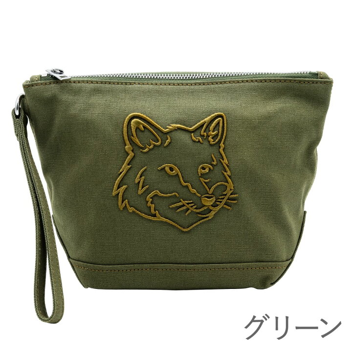 ☆定価35200☆メゾンキツネ(MAISON KITSUNE) 財布 ポーチ メゾンキツネ 