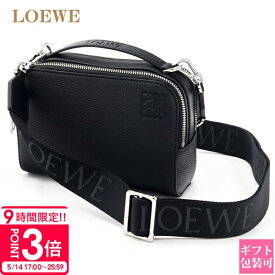 【P3倍】ロエベ バッグ LOEWE ショルダーバッグ ロエベ ショルダーバッグ loewe バッグ クロスボディバッグ ミニ ソフトグレインカーフ ブラック C660R41X02 ロエベ メンズ ボディバッグ ミニバッグ レディース ショルダー 小さめ ロエベ レディース