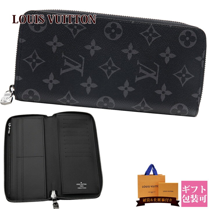 Louis Vuitton Monogram Eclipse Zippy Wallet Vertical Long M62295 in 2023