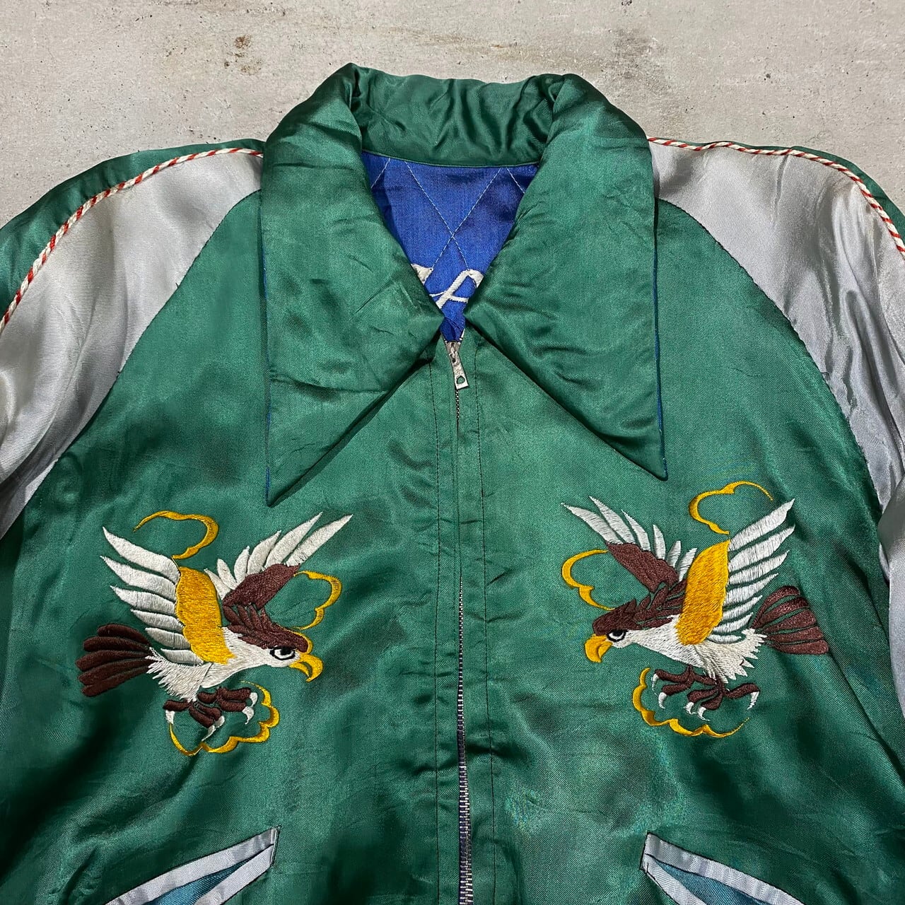楽天市場】古着 50年代 50s 刺繍 虎 鷹 JAPAN スーベニアジャケット