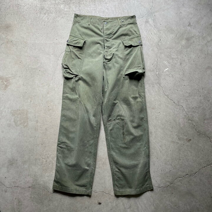 US ARMY M-43 HBT CARGO PANT 40S 「13スターボタン、ステンシル、実寸 