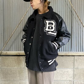 楽天市場 襟付き スタジャン アワードジャケット メンズファッション の通販