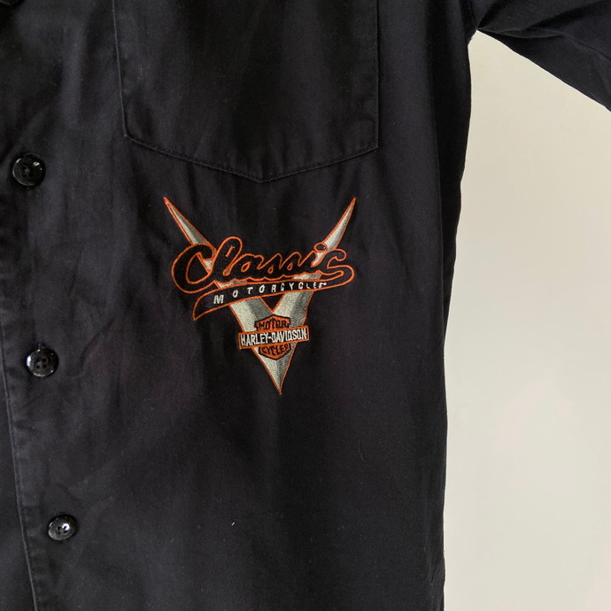 楽天市場】Harley-Davidson ハーレーダビッドソン バックロゴ刺繍 半袖