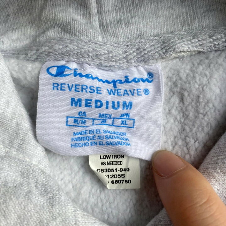 楽天市場】Champion チャンピオン 青タグ 復刻 カレッジロゴ リバース 