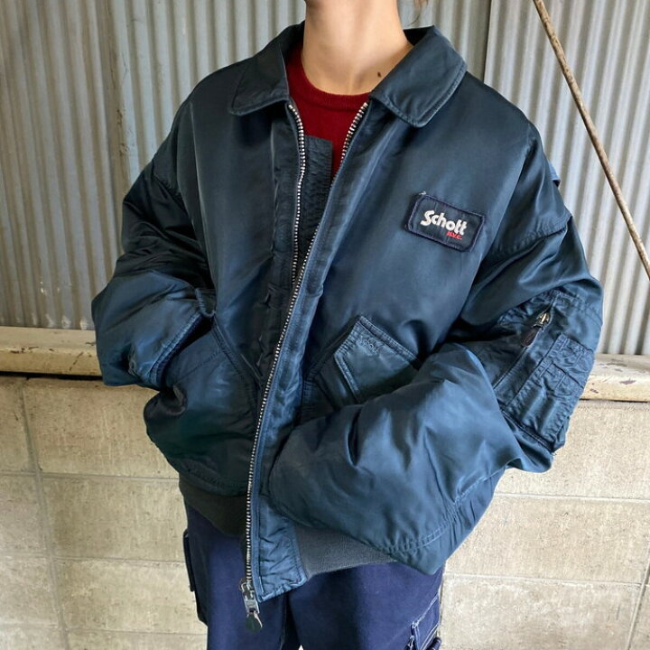楽天市場】Schott ショット CWU-R ミリタリー フライトジャケット XL 