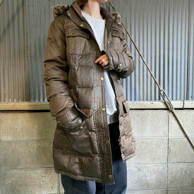 Barbour バブアー ARTIC DOWN PARKA ダウンコート レディースL相当 【古着】【中古】